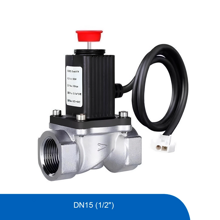 Электромагнитный газовый кран DN15 (1/2")