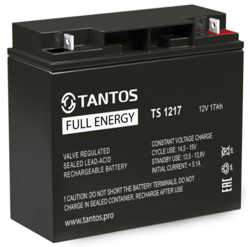 Аккумулятор Tantos AGM 12V 17Ah